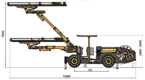 extremely productive and reliable mining development drilling rigs