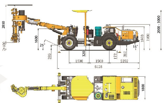 rock support drill rig