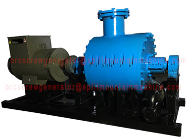 Steam turbine for low grade or waste heat recovery to eletricity
